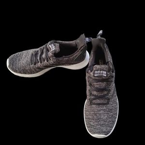 Adidas Cloudfoam Pure Sneakers. Black & White. Size 10